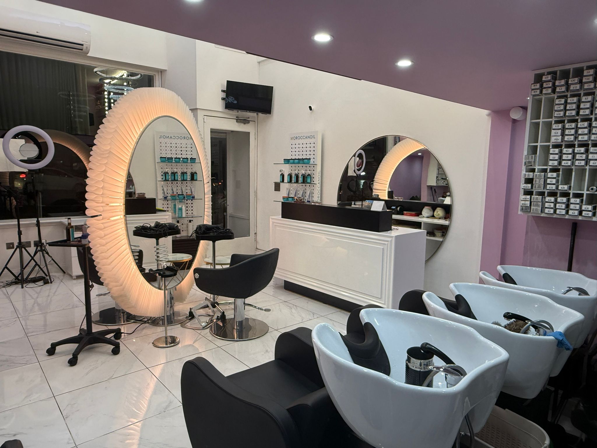 Styling at Pretty Hair Studio